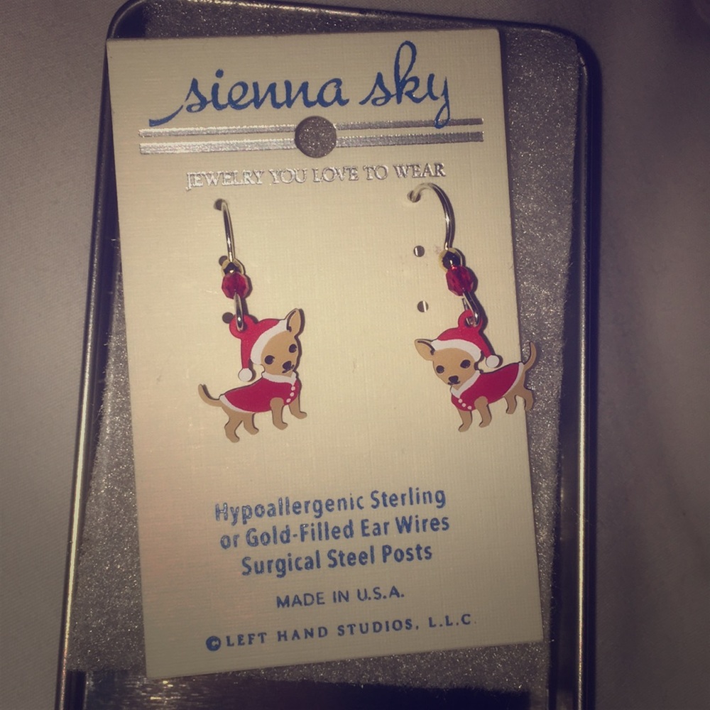 Chihuahua earrings